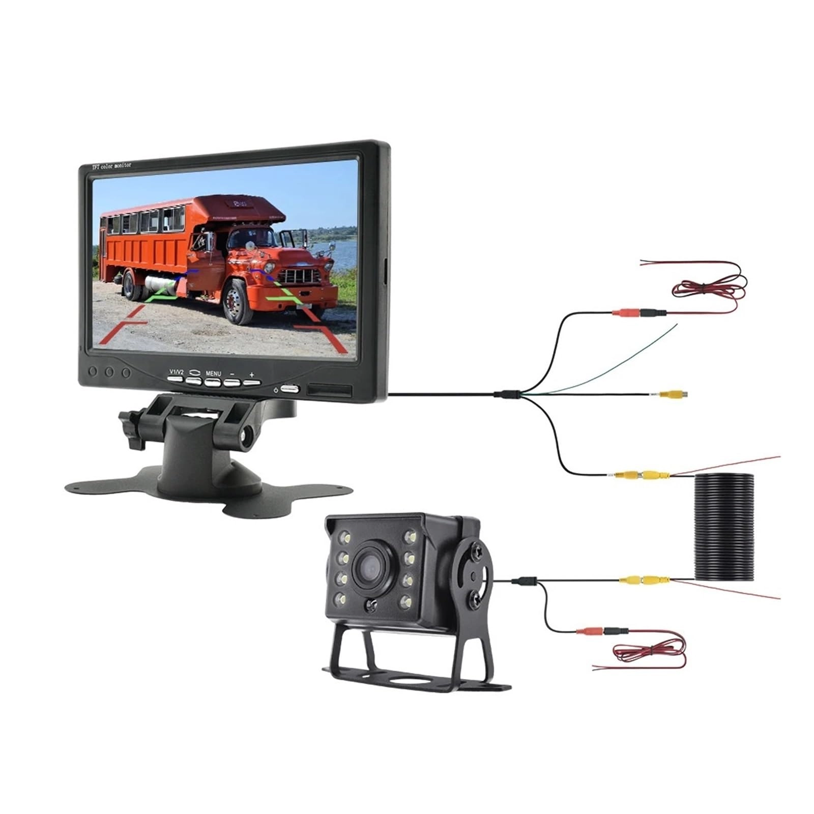 FVGshshDH Rear View Camera - Wire 1024*600 pixels