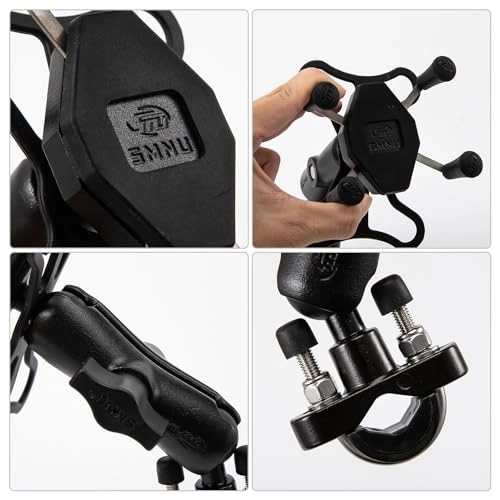 Motorcycle Phone Holder - Handlebar Mount for Apple iPhone R6