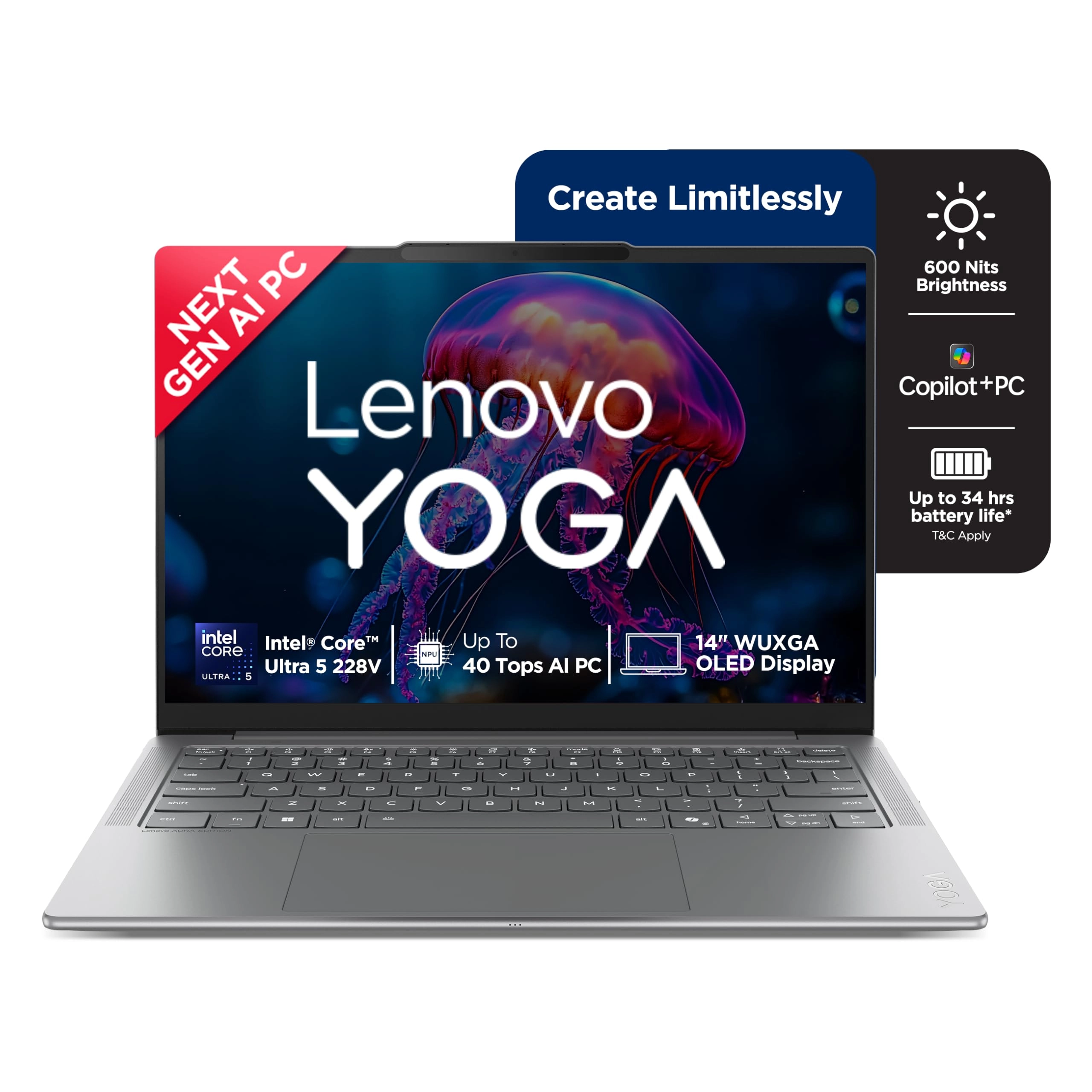 Lenovo Yoga Slim 7 14ILL10 - 14'' Core Ultra 5 228V 32GB DDR5 1TB SSD