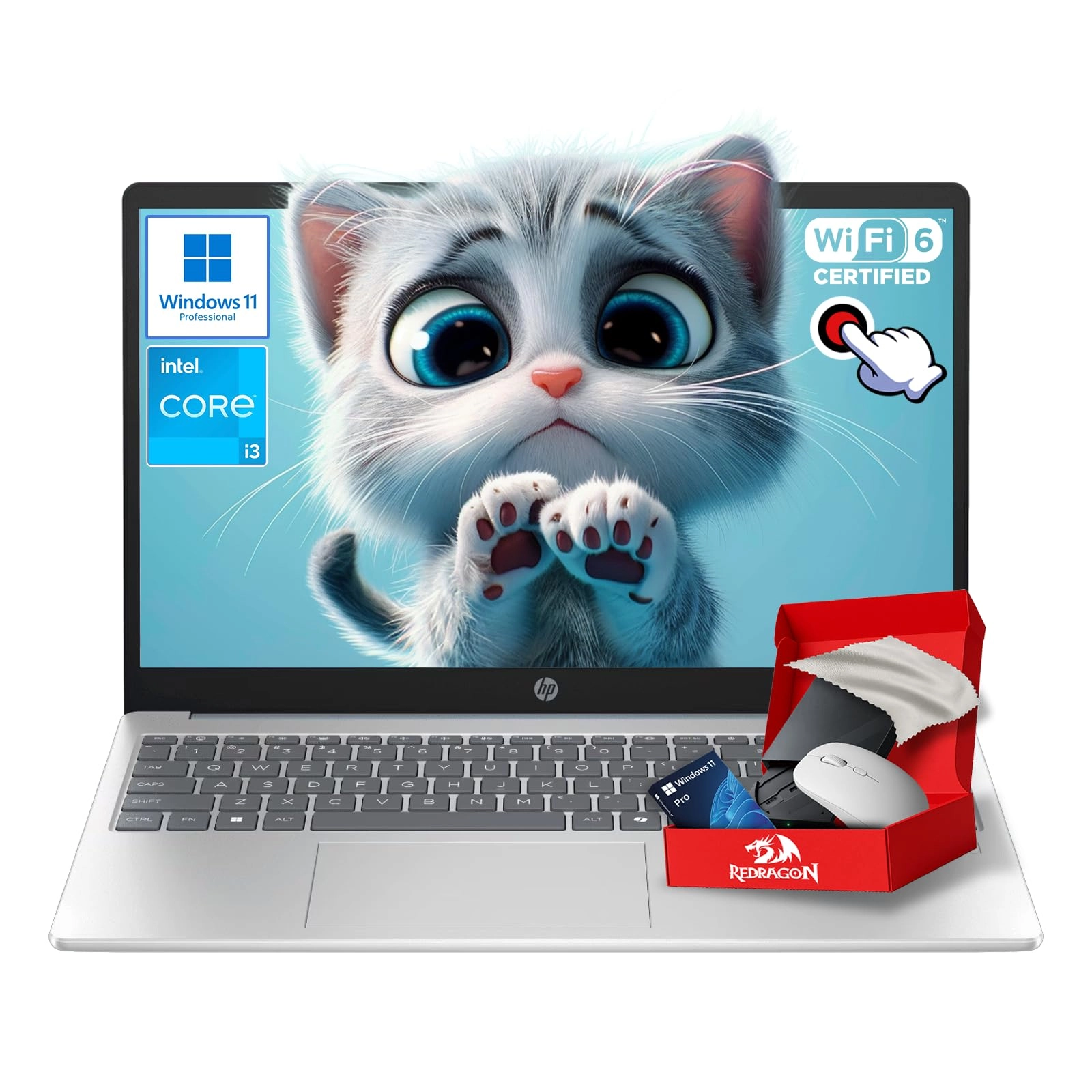 HP Laptop - 15.6'' Core i3-N305 16GB DDR4 512GB SSD