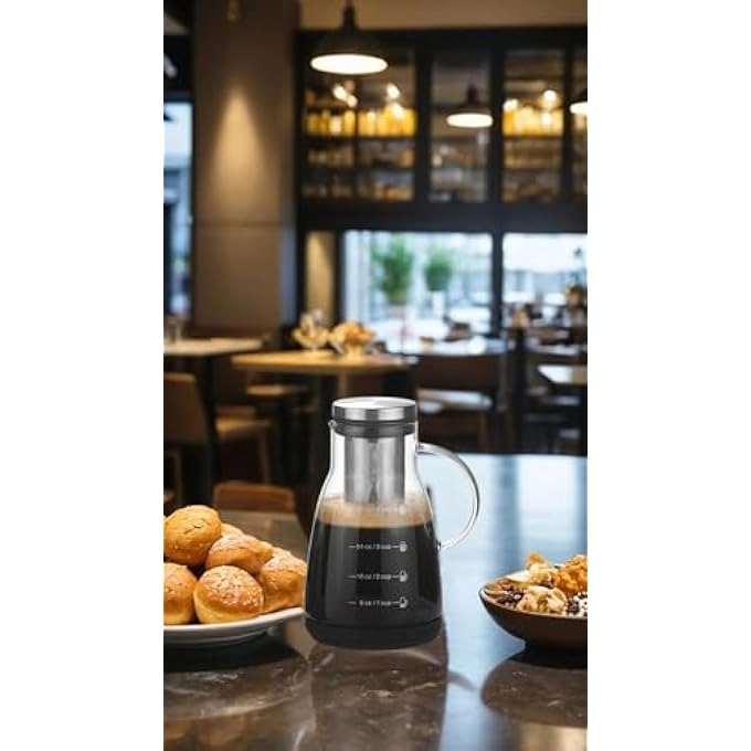 Adjustable Drip Cold Brew - Stainless Steel Filter Precision Extraction