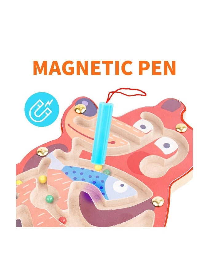 Animal Magnetic Maze Toys - 4 pieces STEM