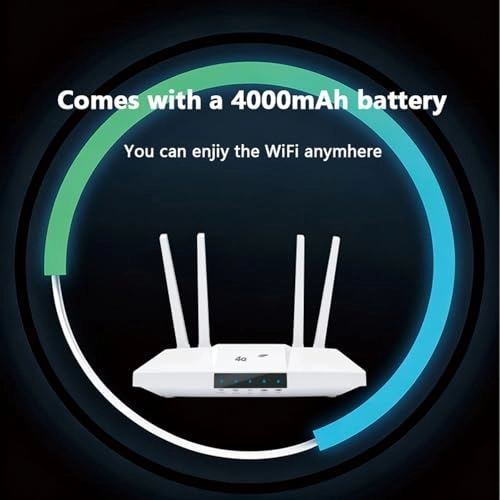 WiFi 6 Cellular Router - 4G LTE 802.11 b/g/n 300Mbps