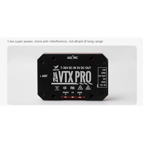 Zeus VTX PRO - 1.6W MMCX