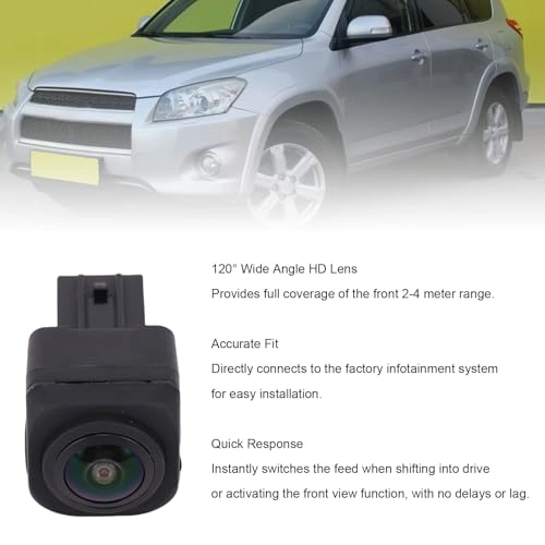 Front View Camera for XA40 - 120 Degree Wide Angle OEM Quality 2012-2018