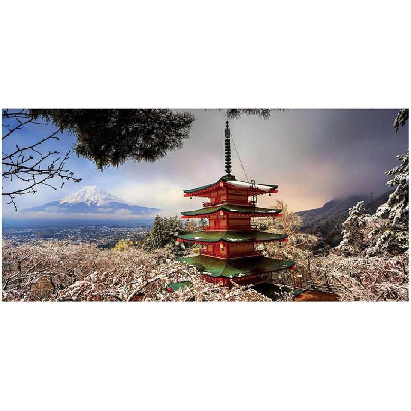 Mount Fuji and Chureito Pagoda Puzzle (3000) - 3000 pcs