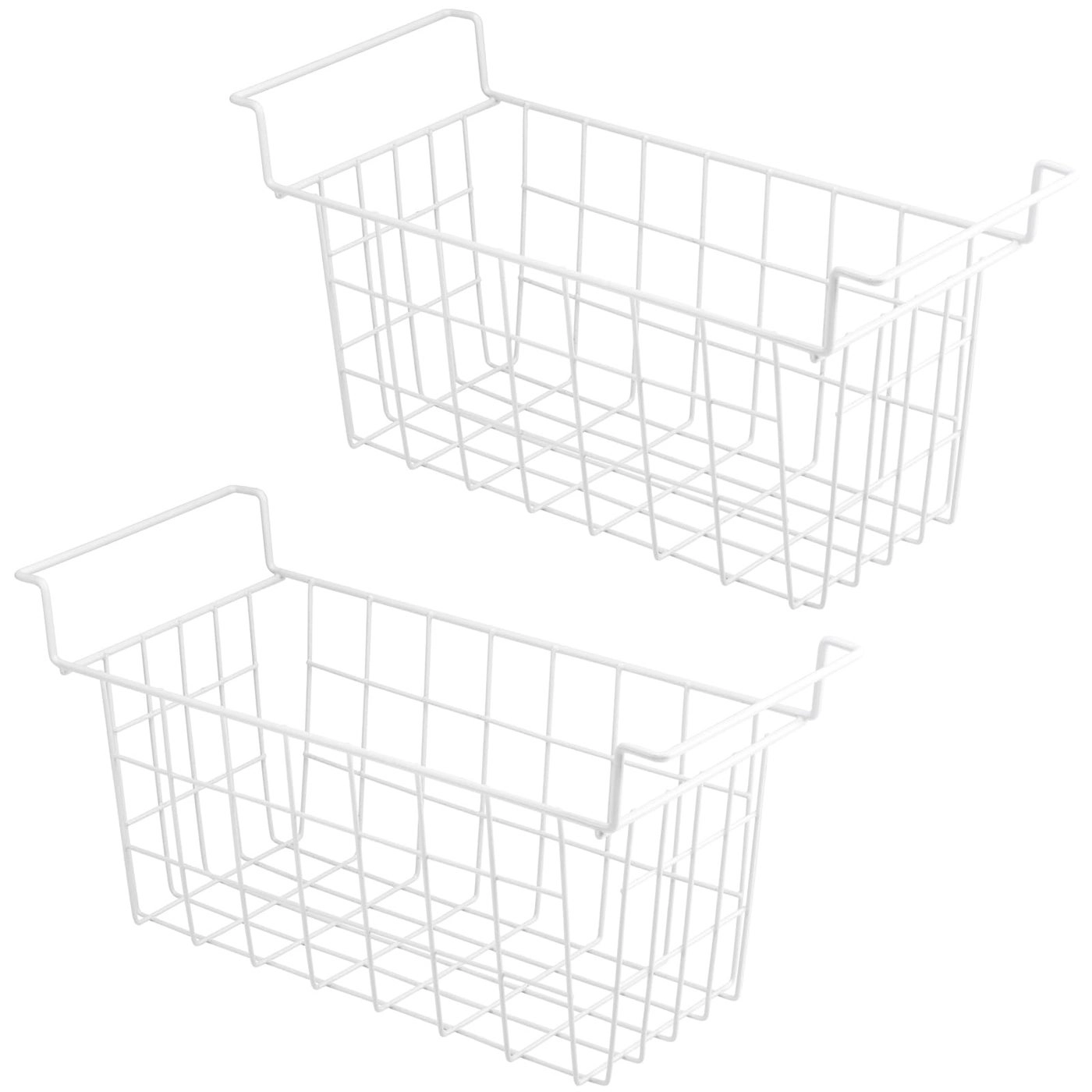 Chest Freezer Baskets - Metal Wire Set of 2