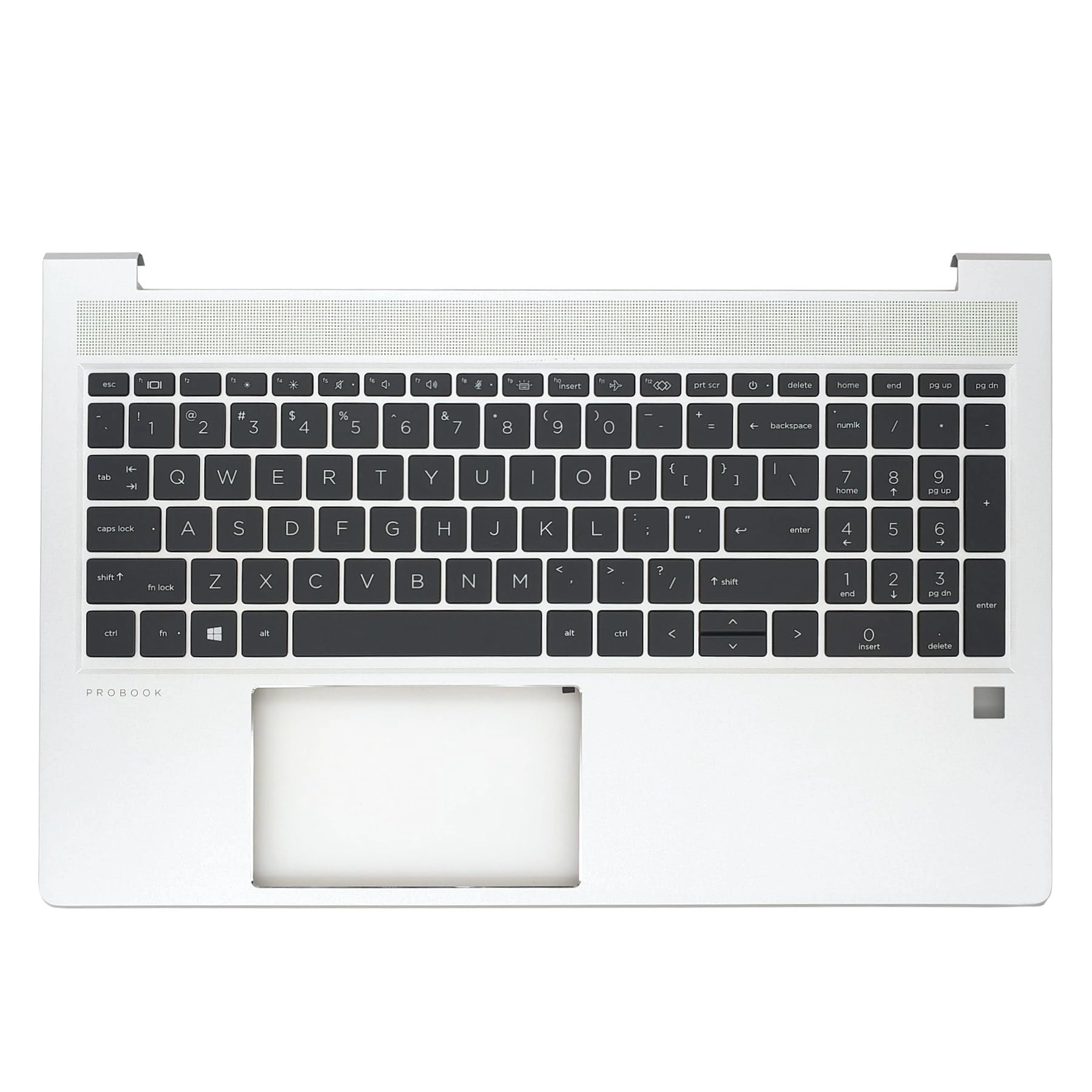Jxjslp Probook 450 455 G8 - Palmrest Upper Case Backlit Keyboard Silver