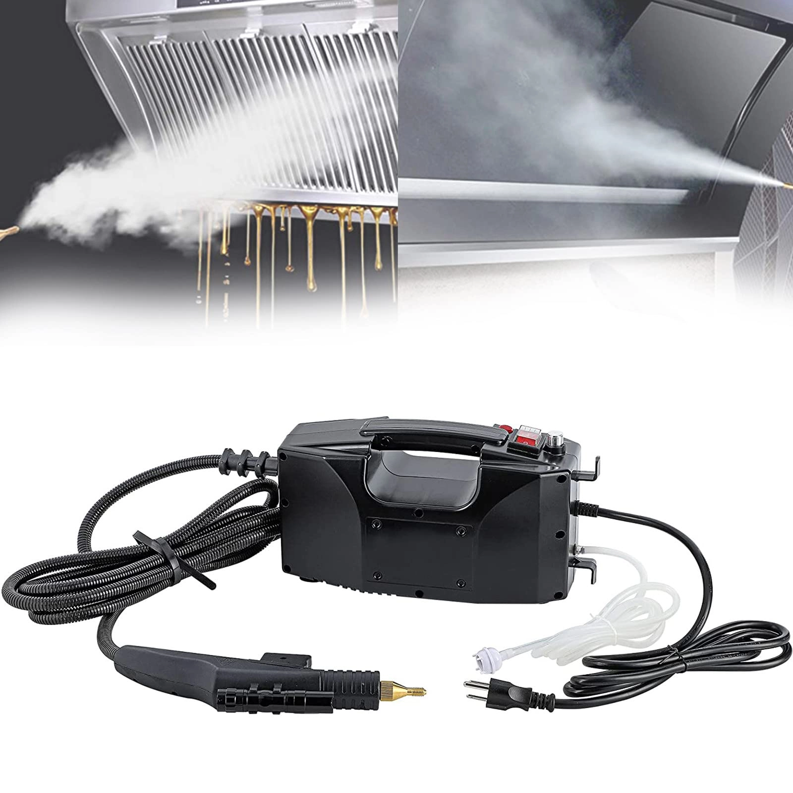 Portable Handheld Steam Vacuum Cleaner - 3000W High Temperature High Pressure Steam