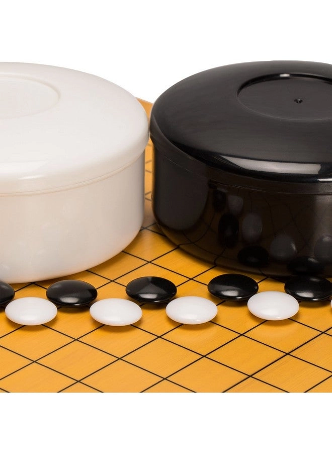 Shin Kaya - Beginner's Reversible 13x13 / 9x9 Double Convex Melamine Stones