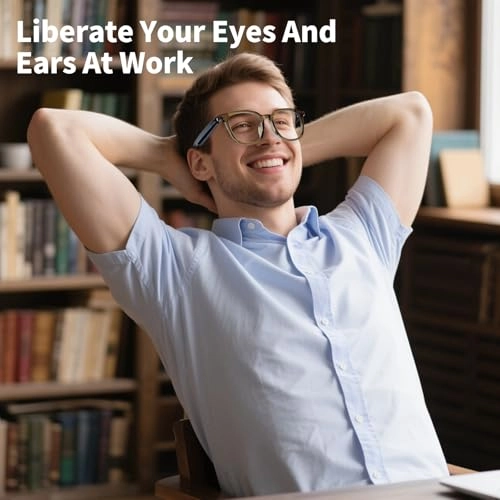 Smart Bluetooth Audio Glasses - Dual Speaker Open Ear