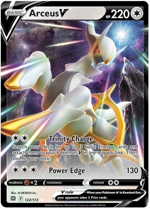 Pokemon USA, Inc. Arceus V 122/172