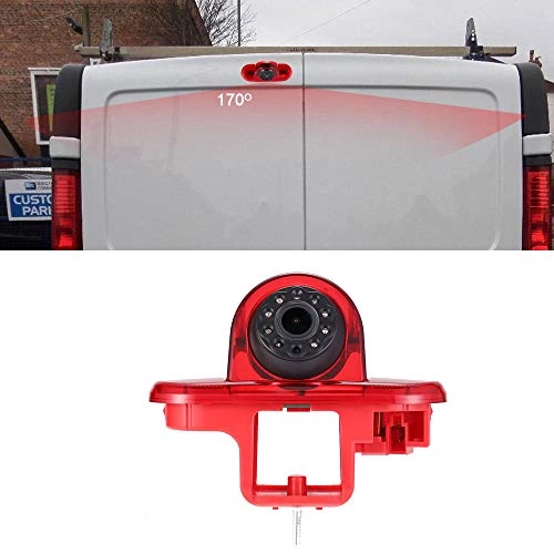 Brake Light Reversing Camera + Rear View Mirror Monitor - Night vision 628 x 586 pixels