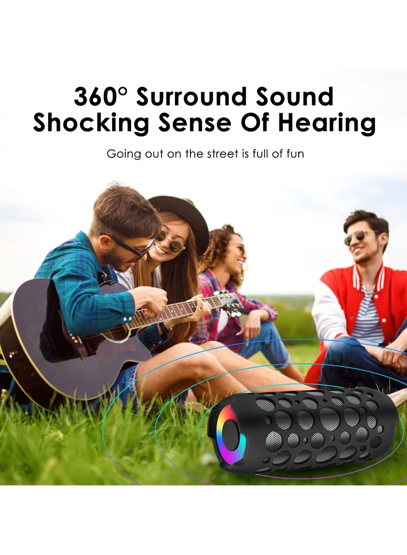 2-in-1 Bluetooth Speaker and Earphones