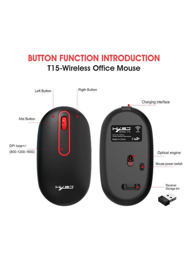 T15 Mouse - Wireless