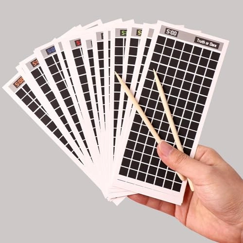 Minesweeping Scratch Off Cards - 18 Cards Pack 18 months and up English