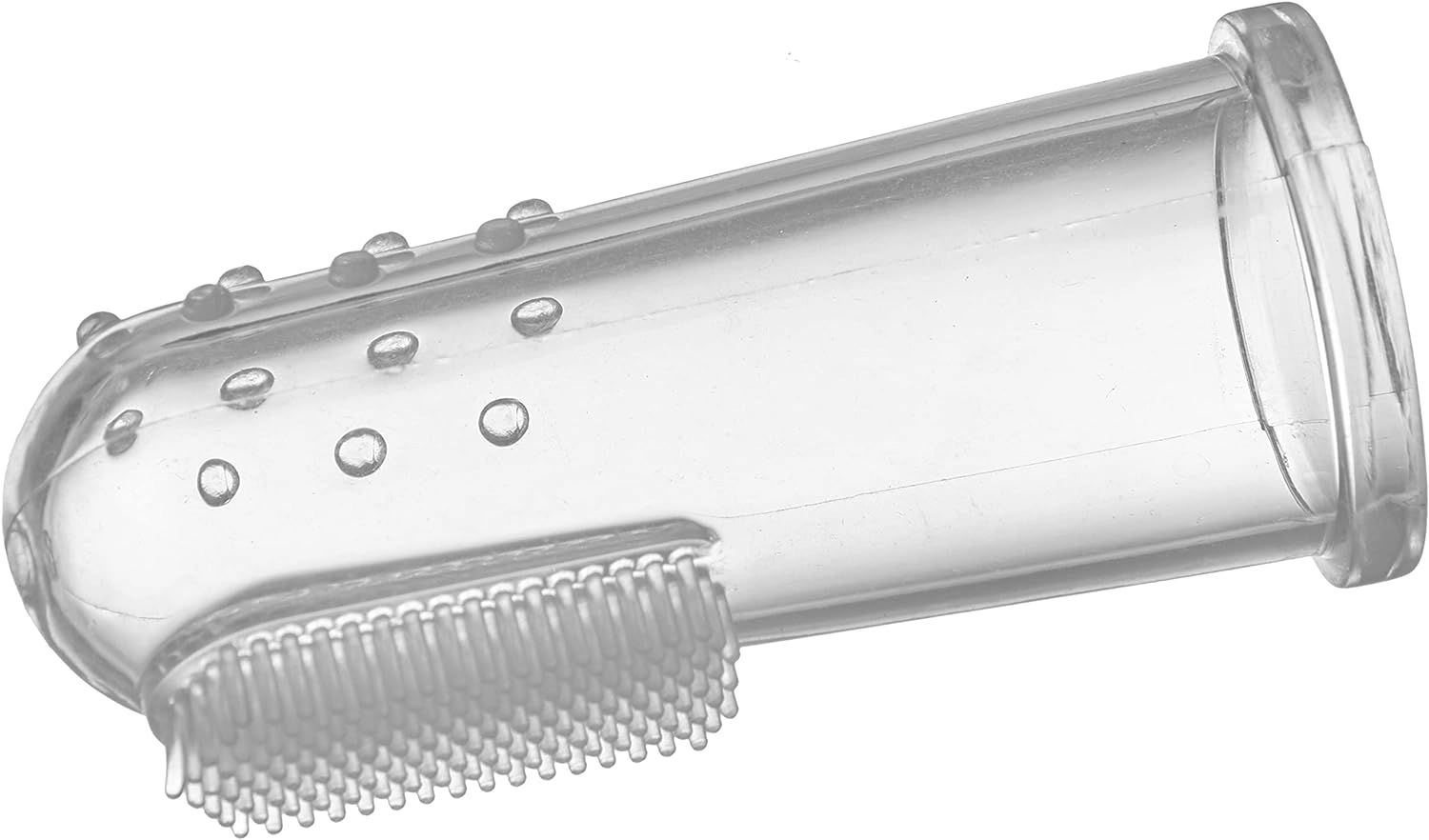 Silicone Finger Toothbrush - With Case White 0+