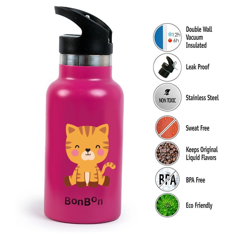 Elite Stainless Steel Water Bottle Vacuum Insulated 350 ml