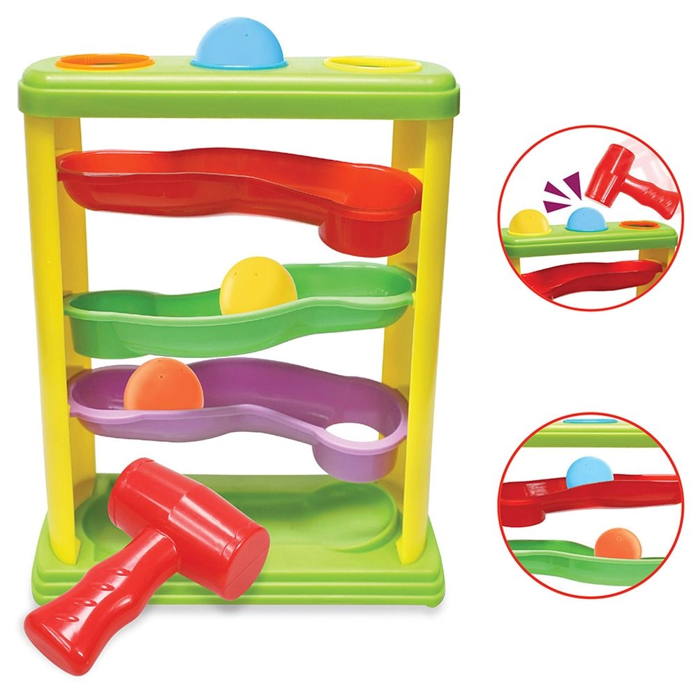 Pound & Roll Educational Toy - Suitable for 12 months and above 3 pieces