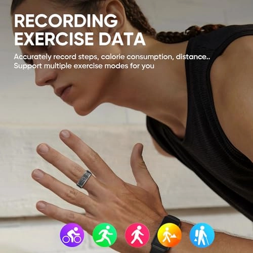 Smart Ring - Heart Rate Sleep Blood Pressure