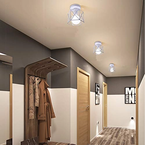 Metal Cage Pendant Light - E27 16 cm