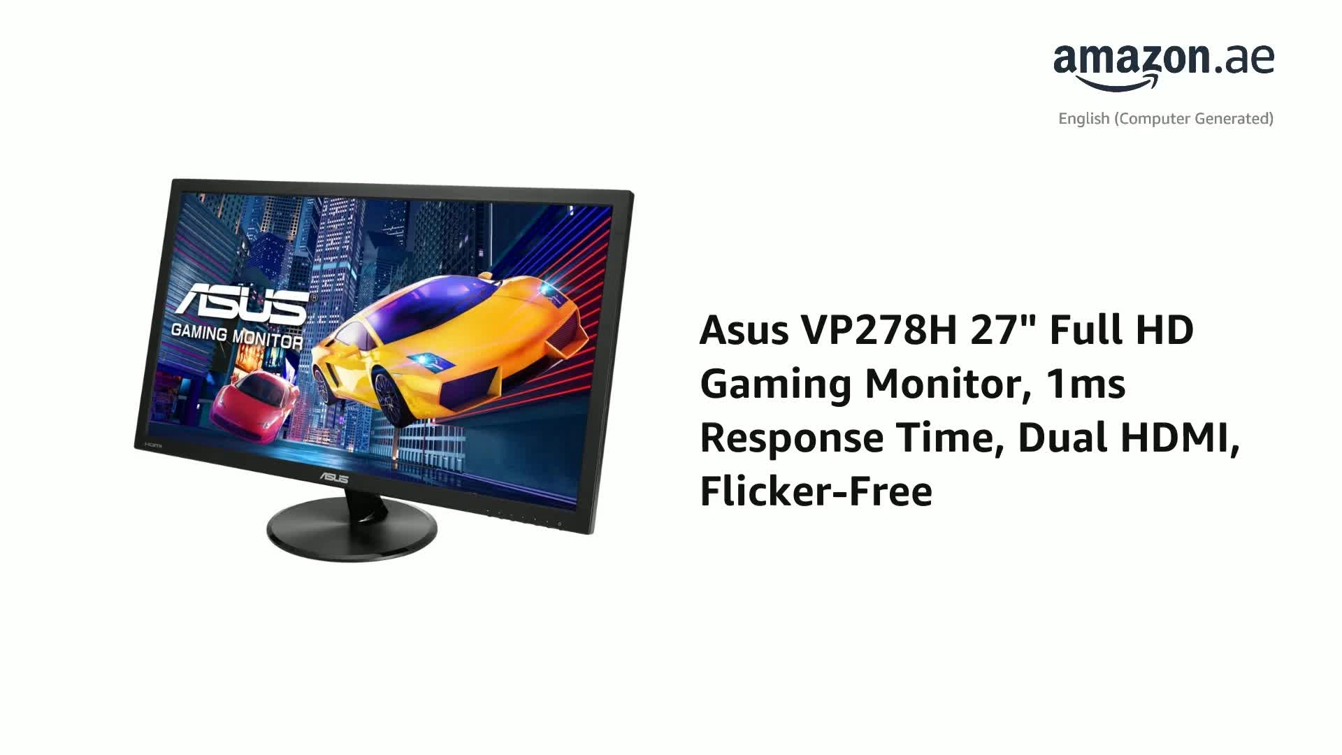 VP278H - 27 Inches 3840 x 2160 pixels