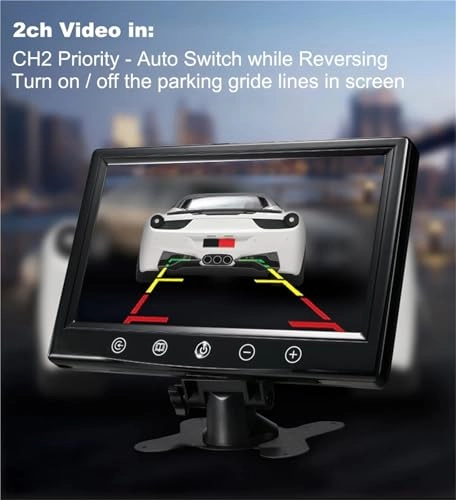 Mirror Monitor - 9 Inch