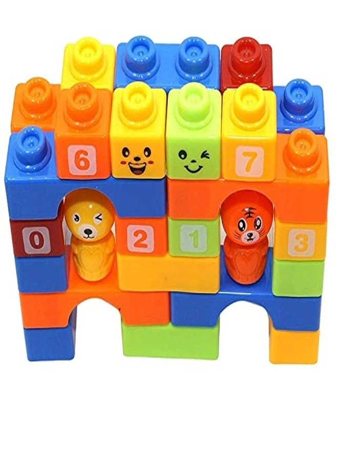 Interlocking Building Blocks - 44 pcs