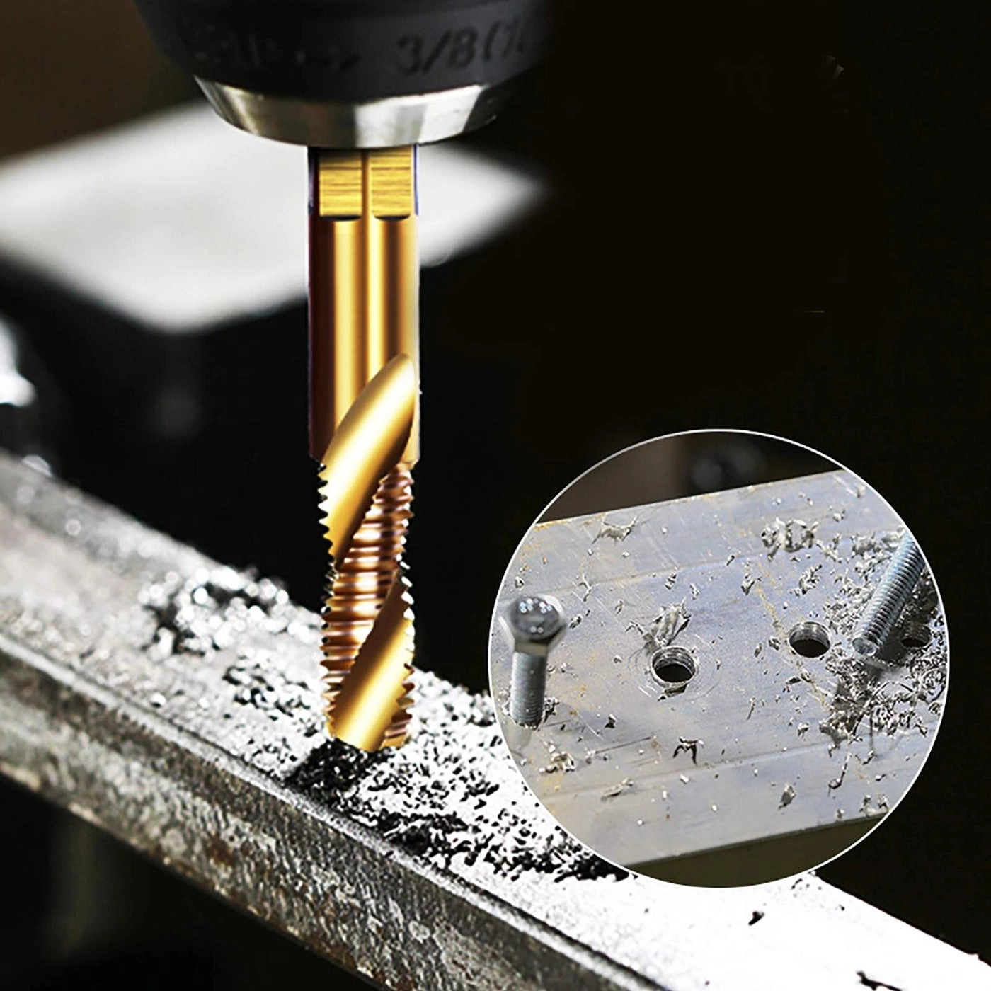 Drill & Tap Bits - high-speed steel 13 pcs