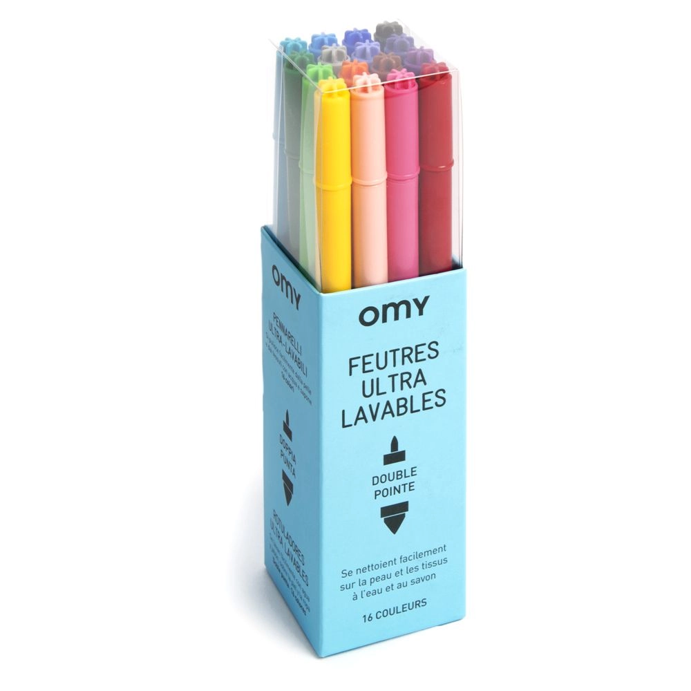 Washable Felt Pen - 16pcs
