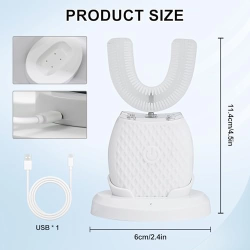 ZJM-diandongyashua-ALF - 360 degree 3 modes White