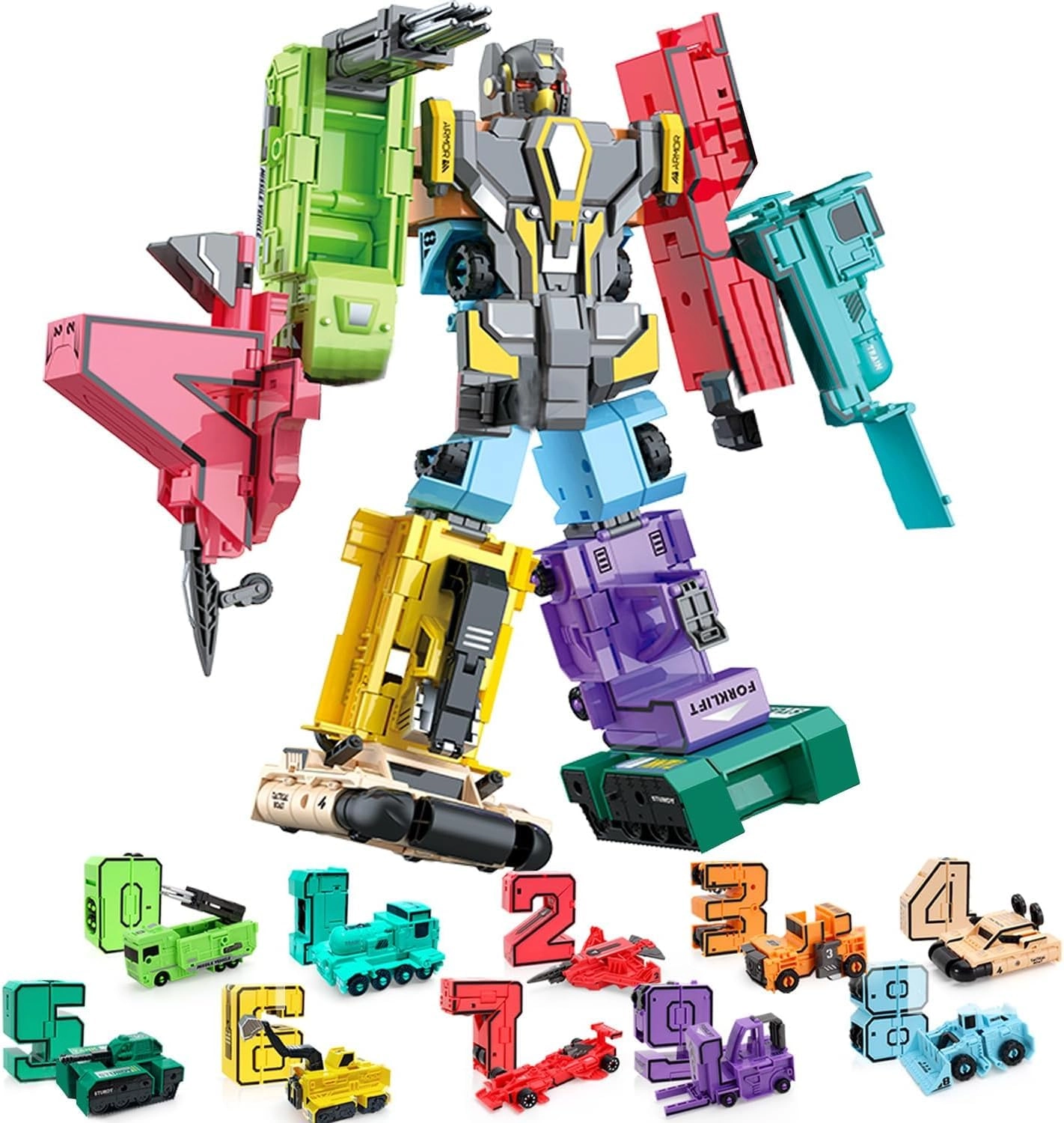 TOYRENTTO Transforming Robot - 10-in-1