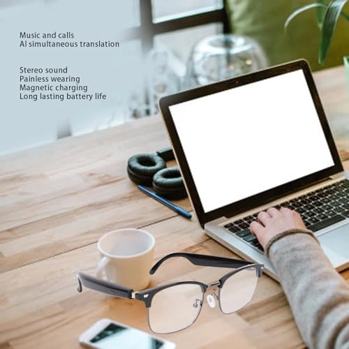 AI Smart Glasses - 100+ languages Bluetooth 5.3