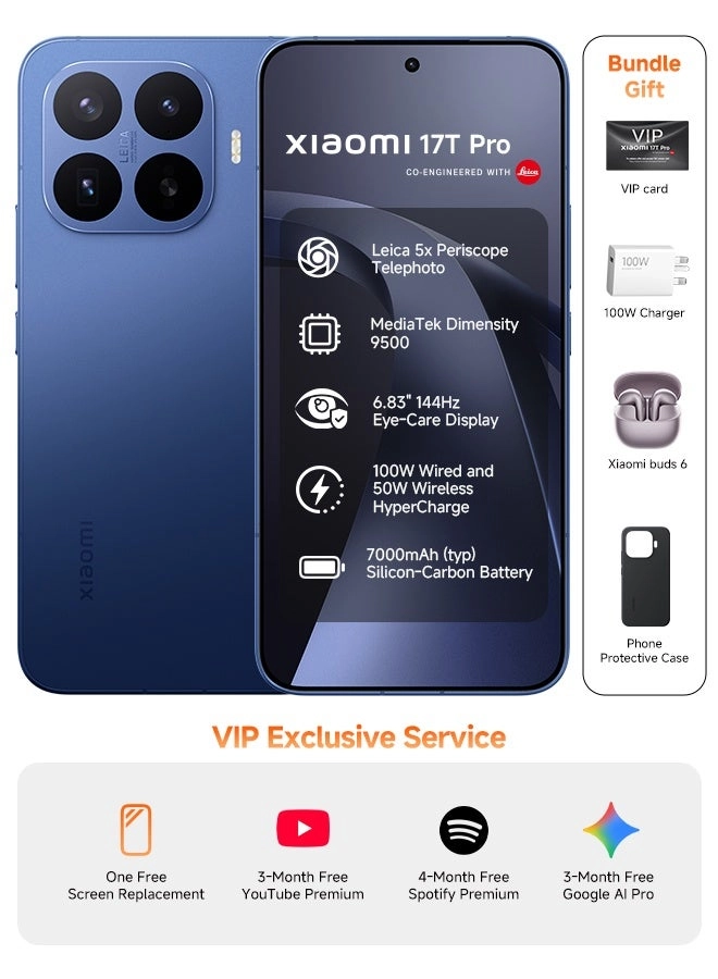 17t pro 12GB 256GB + Bud 6