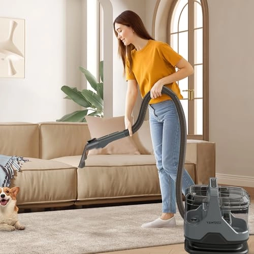 Upholstery Cleaner Machine - Spray, brush and all-in-one 600W