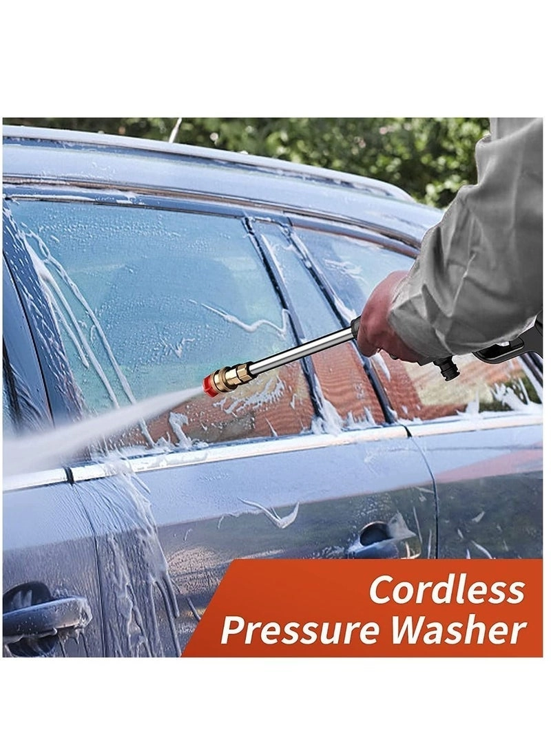 Wireless Lithium Battery Powered Car Washing Machine - US Standard High-Pressure Hose