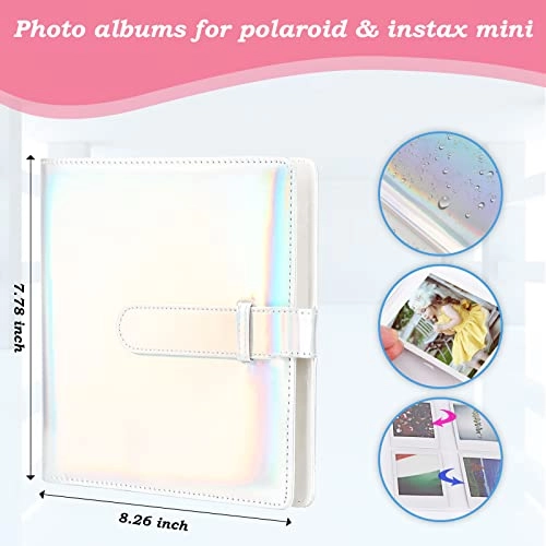 2x3" 256 Pockets PU Leather Photo Album