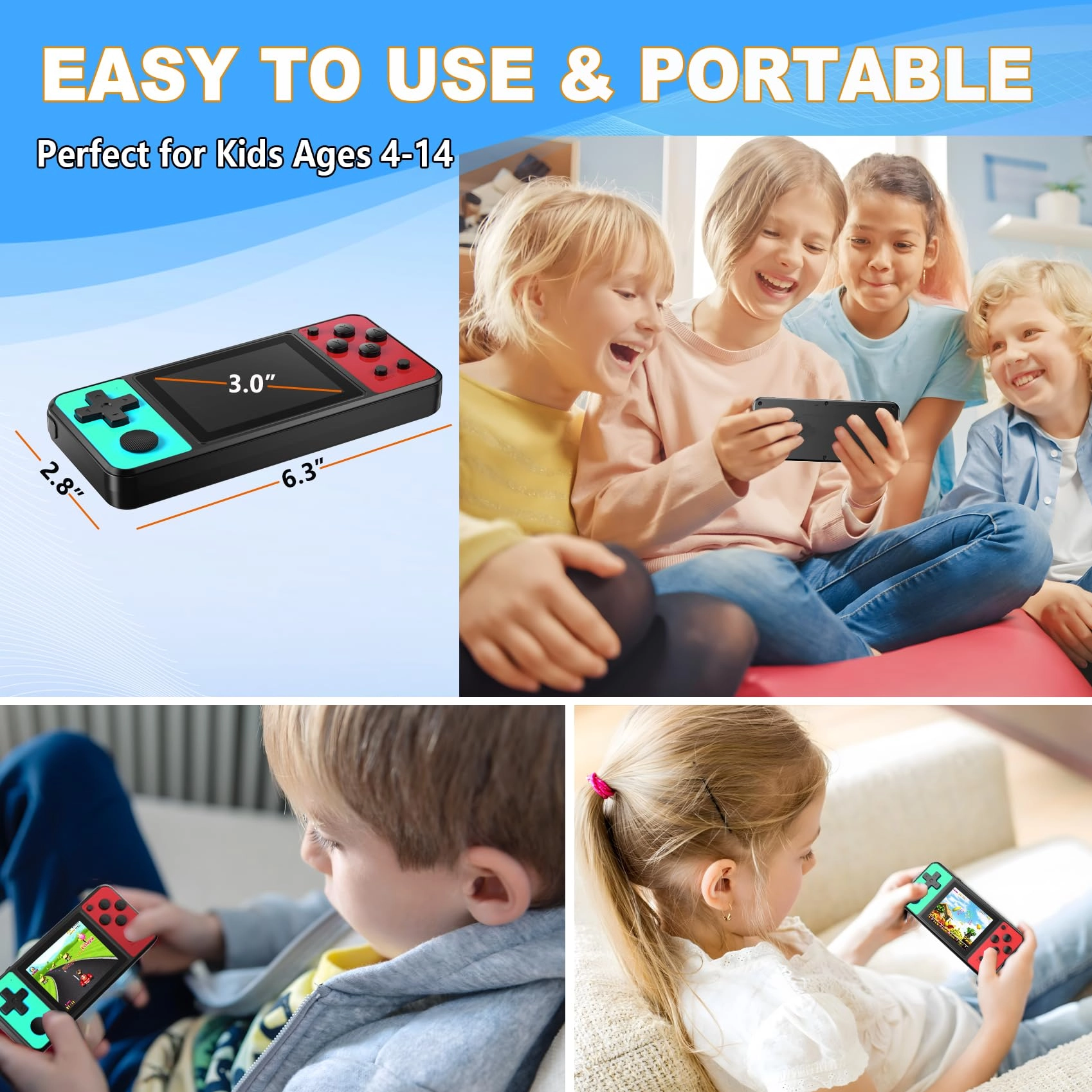 GB-867S - 139 Games 3.0" IPS Rechargeable