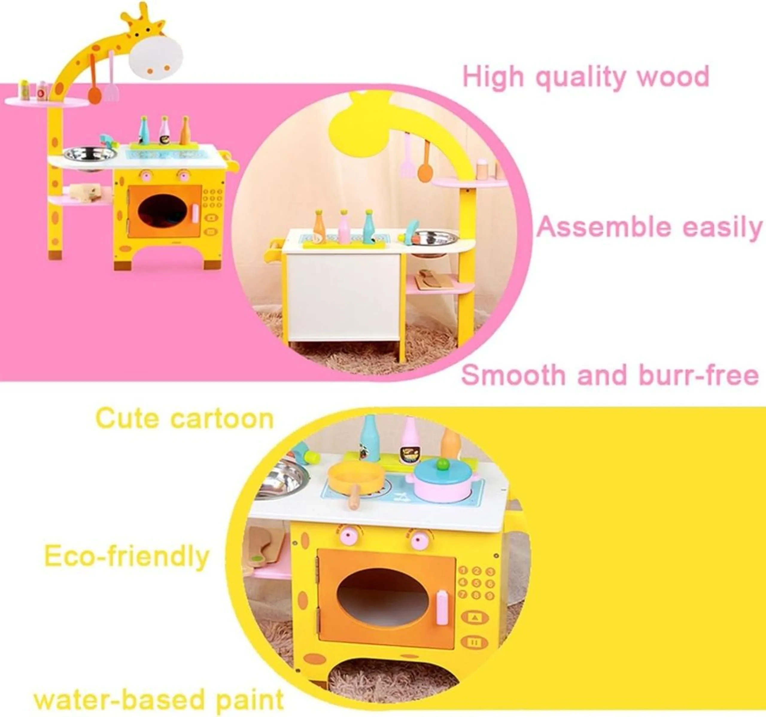 Kids Wooden Kitchen Playset (19188949-FT_MSN_15029)