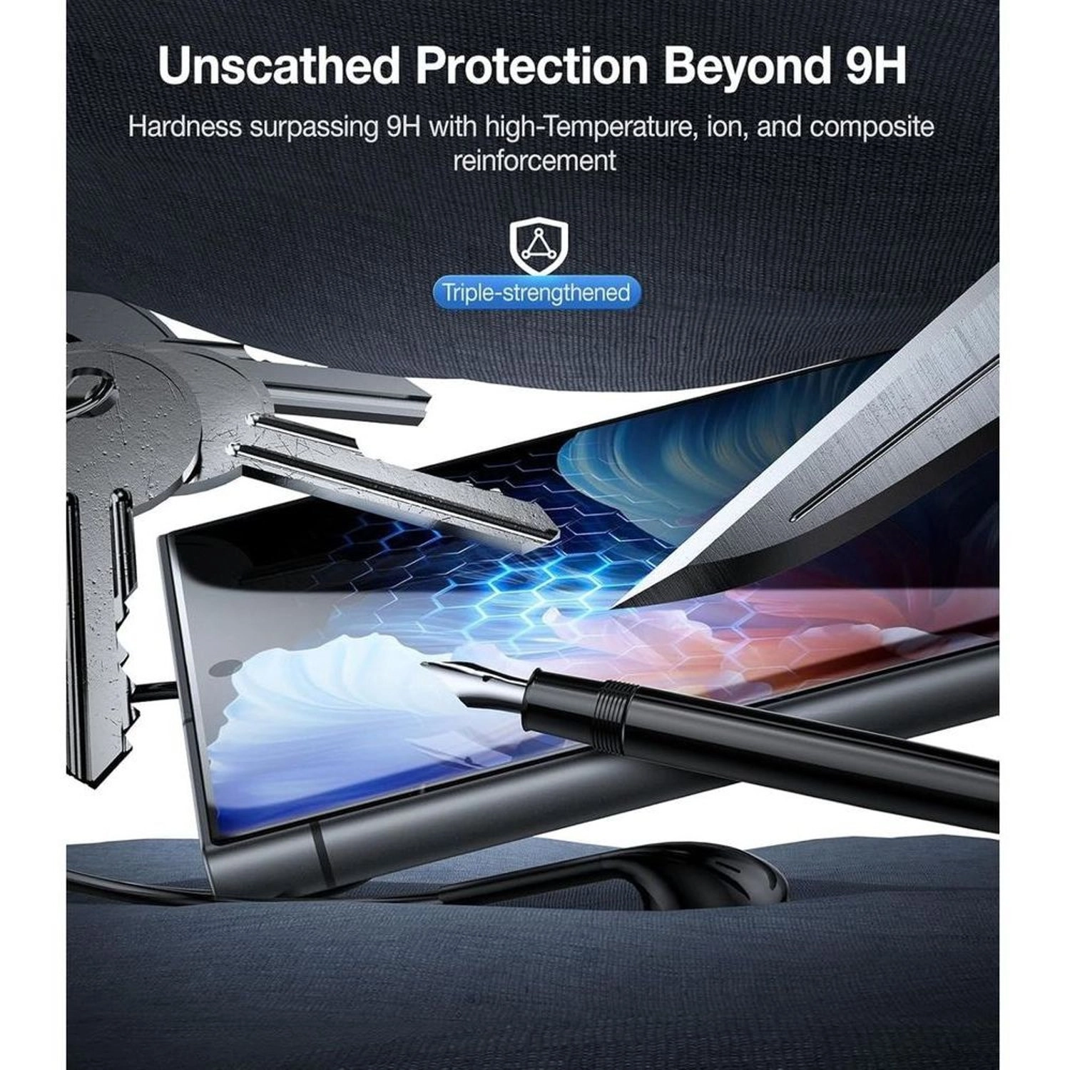 Privacy Screen Protector Galaxy S24 Ultra - Tempered Glass