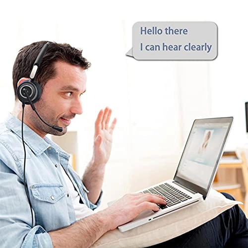 Computer Headset with Mic Wired Headset