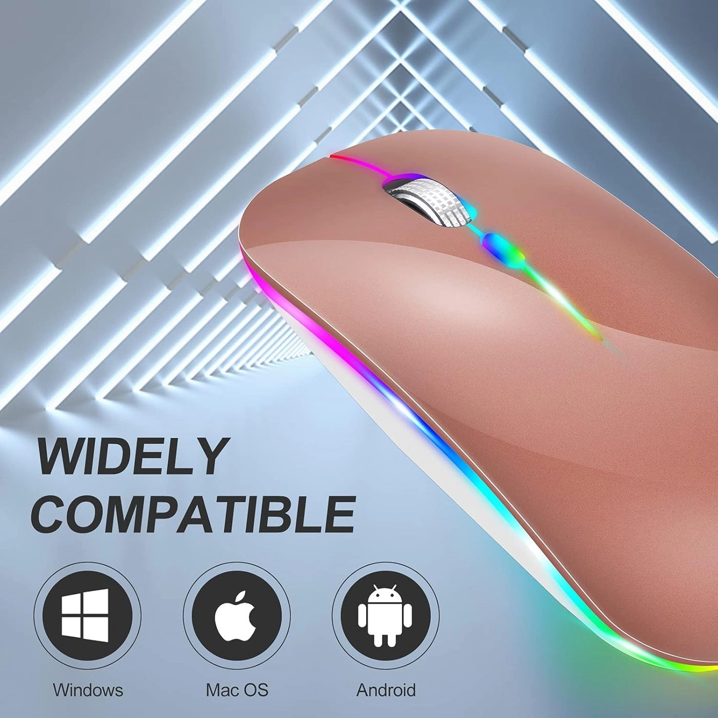 LED Rechargeable Mouse - Bluetooth