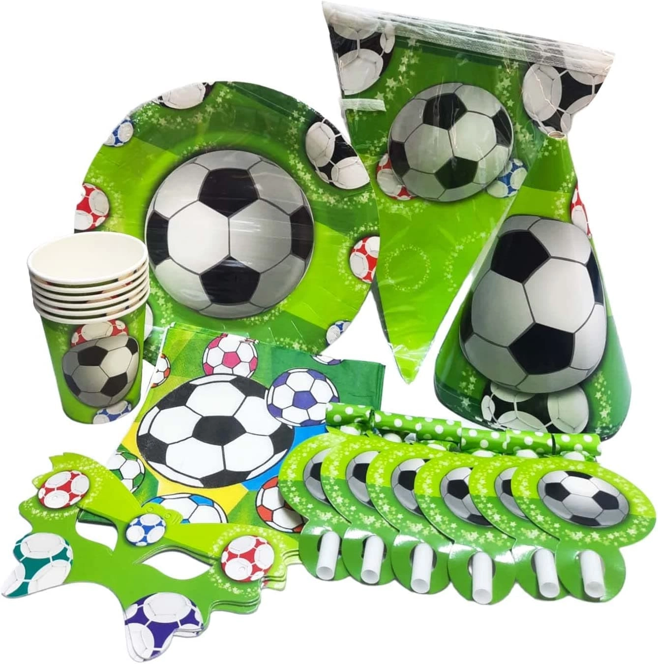 Party Time Trading LLC Football Themed Party Sets - 37 Pieces Football