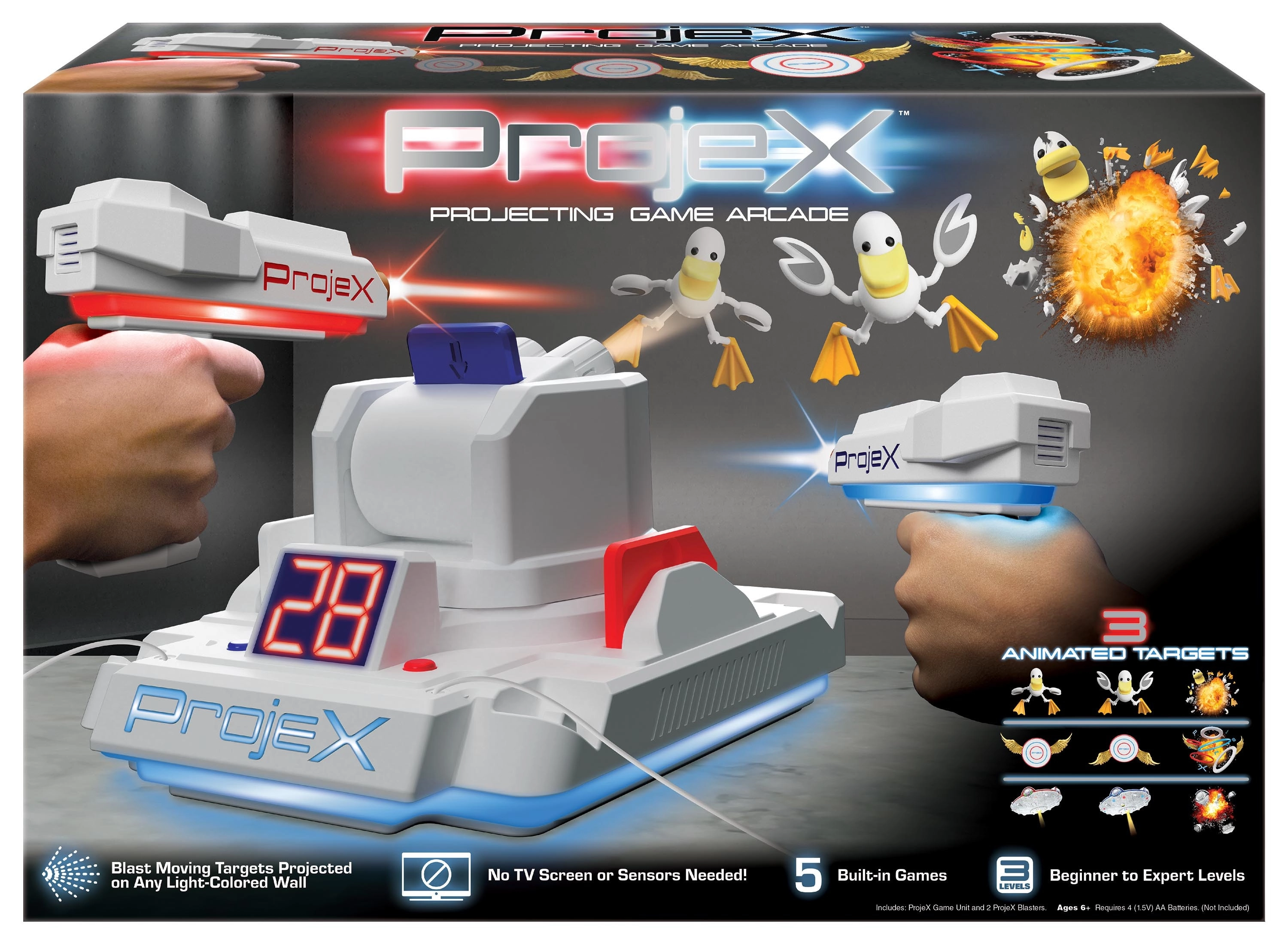 COLOR LAND CHILDRENS TOYS CENTER LLC Projex Projecting Game Arcade - 6 years+