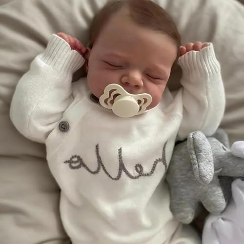Reborn Baby Doll - 18 Inch Silicone Girl Sleeping Ages 3+