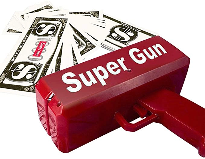 ESZH Money Gun - 100pcs cash Suitable For Weddings Party