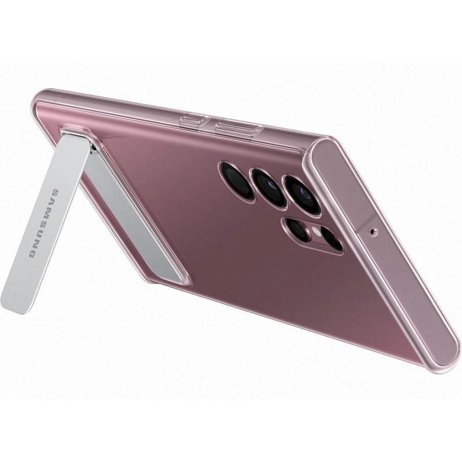Standing Cover Clear View for Samsung Galaxy S22 Ultra