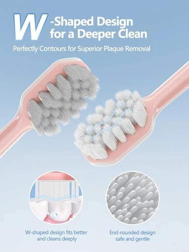 Sonic Electric Toothbrush - 3 Intensity Levels 5 Modes 40000 VPM