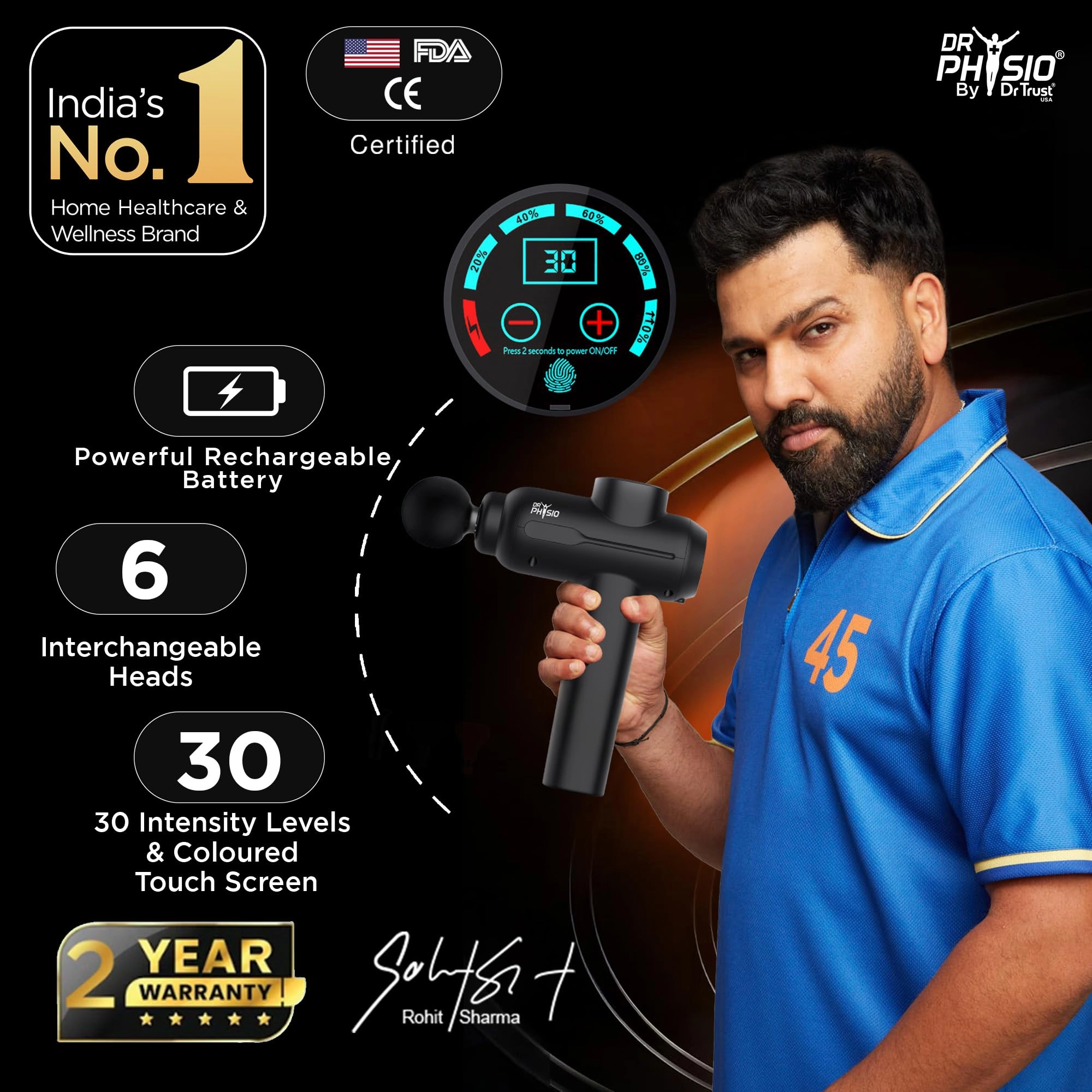 Supervolt Pro 1043 Massage Gun