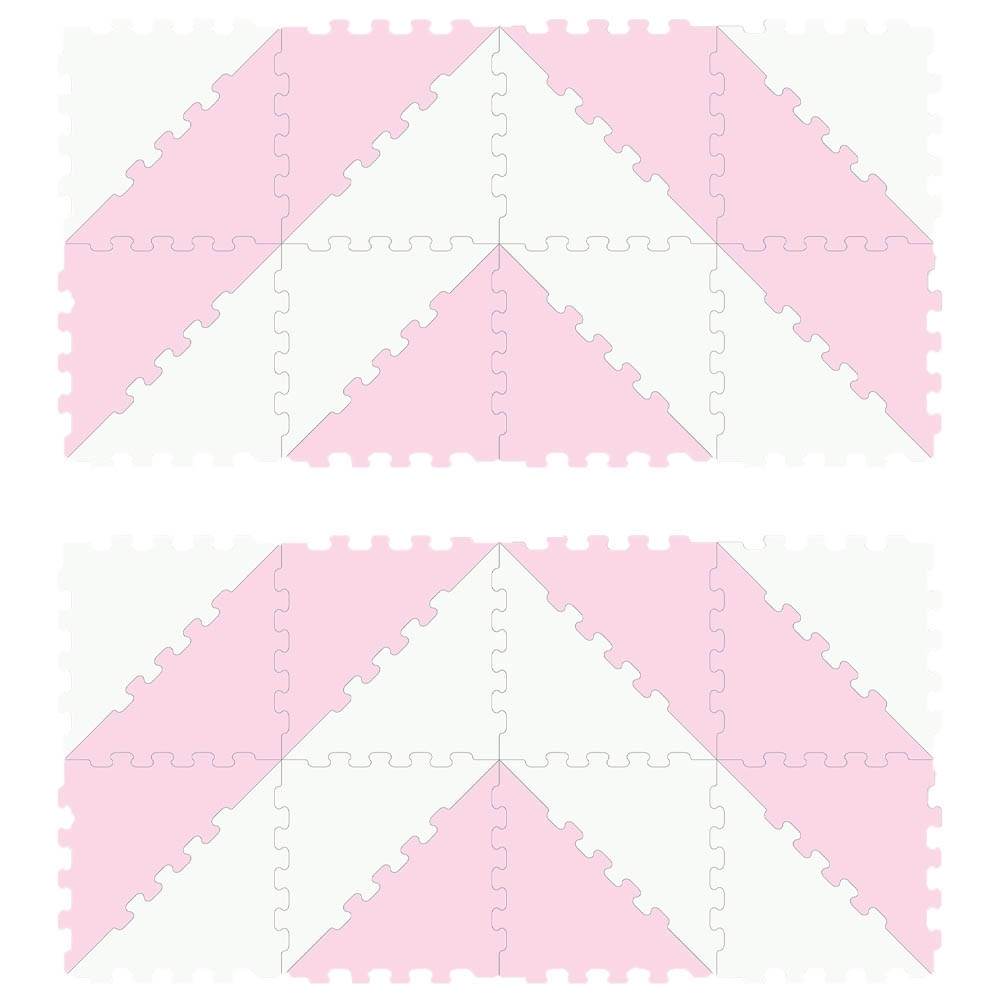 Triangle Puzzle Floor Mat - 10m+ 32 pieces